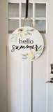 Hello Summer Door Hanger