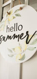 Hello Summer Door Hanger