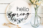 Hello Spring Door Hanger