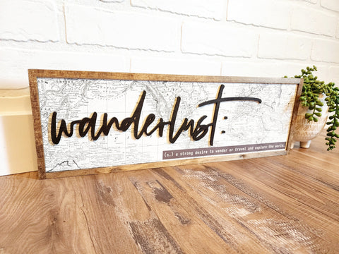 Wanderlust Sign