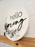 Hello Spring Door Hanger