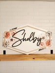 Boho Name Sign