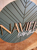 Modern Nursery Name Sign