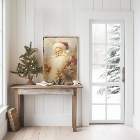 Vintage Santa Wall Art