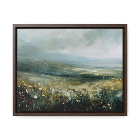 Landscape Art Framed, Vintage Landscape Print, Floating Canvas Wall Art, Landscape Oil Painting, Canvas Art, Poster Print, Vintage Print